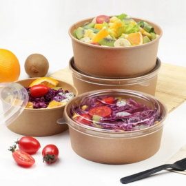 Kraft Paper Salad Bowl
