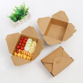 Kraft Paper Takeout Container