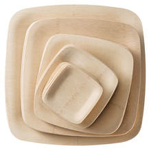 Square Heavy Duty Bamboo Compostable Plate
