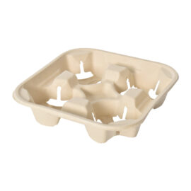 Compostable Cup Tray Carrier